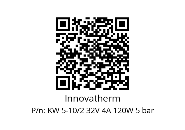   Innovatherm KW 5-10/2 32V 4A 120W 5 bar