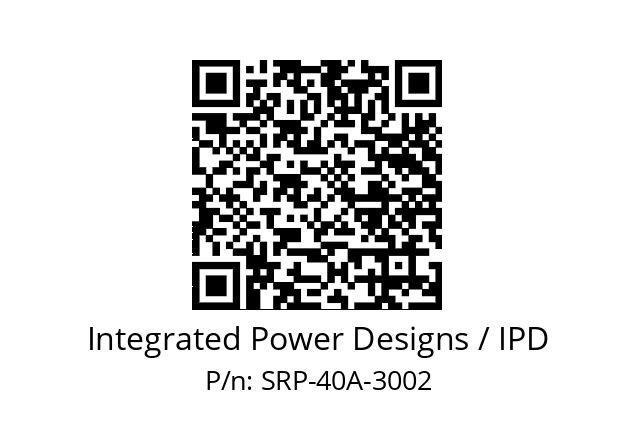   Integrated Power Designs / IPD SRP-40A-3002