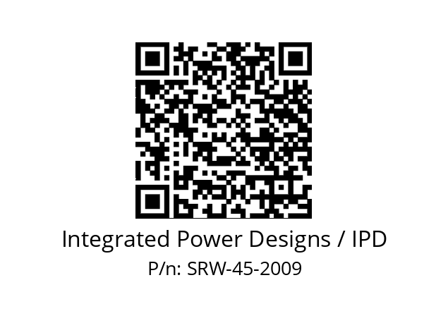   Integrated Power Designs / IPD SRW-45-2009