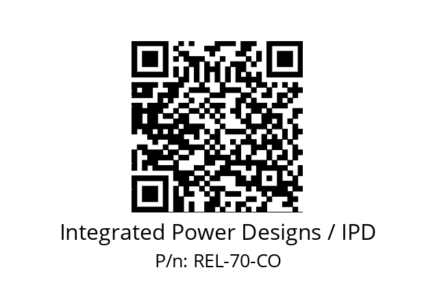   Integrated Power Designs / IPD REL-70-CO