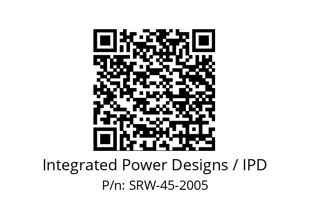   Integrated Power Designs / IPD SRW-45-2005