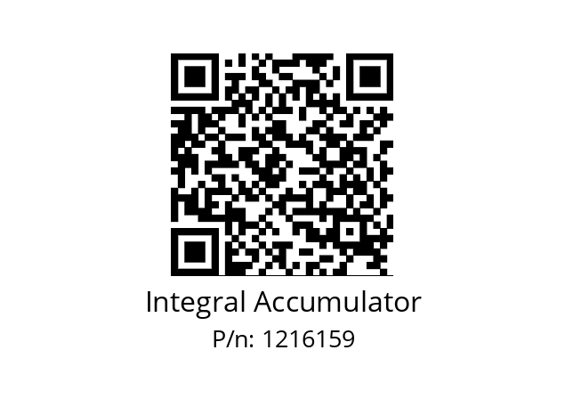   Integral Accumulator 1216159