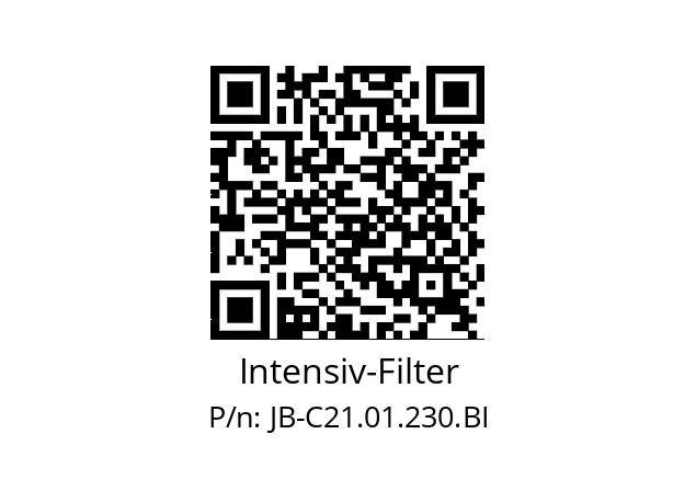   Intensiv-Filter JB-C21.01.230.BI