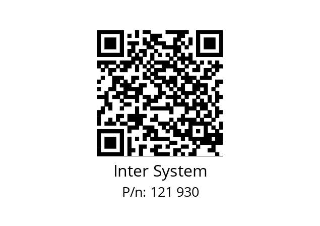   Inter System 121 930