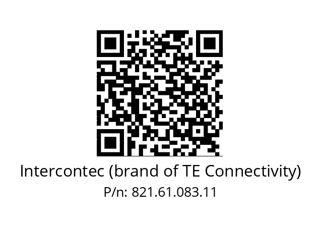   Intercontec (brand of TE Connectivity) 821.61.083.11