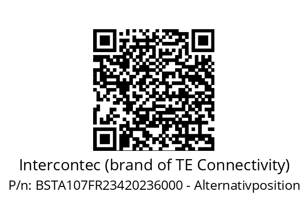   Intercontec (brand of TE Connectivity) BSTA107FR23420236000 - Alternativposition