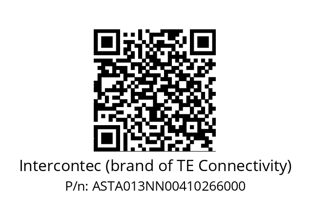   Intercontec (brand of TE Connectivity) ASTA013NN00410266000