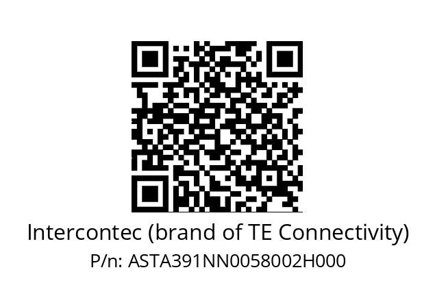   Intercontec (brand of TE Connectivity) ASTA391NN0058002H000