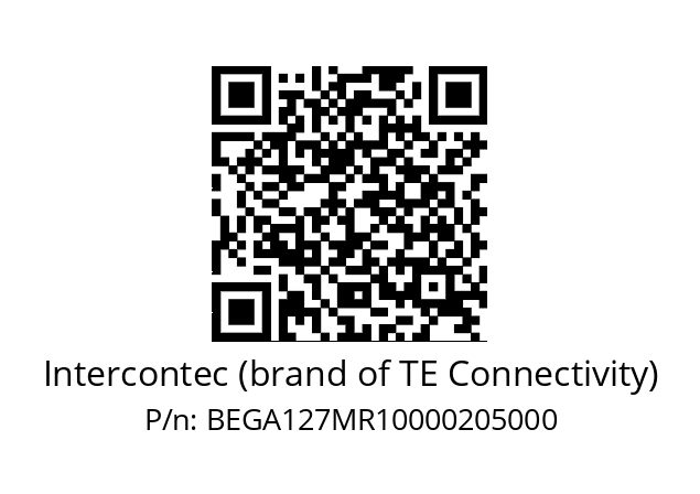   Intercontec (brand of TE Connectivity) BEGA127MR10000205000