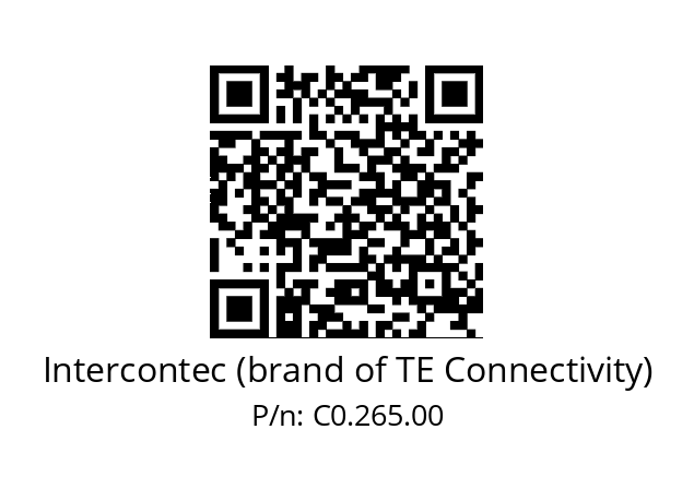   Intercontec (brand of TE Connectivity) C0.265.00