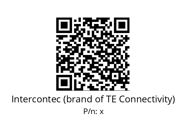   Intercontec (brand of TE Connectivity) х