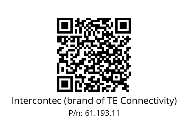   Intercontec (brand of TE Connectivity) 61.193.11