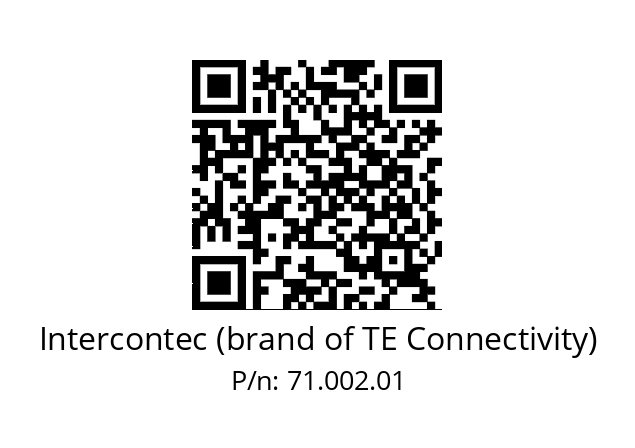   Intercontec (brand of TE Connectivity) 71.002.01