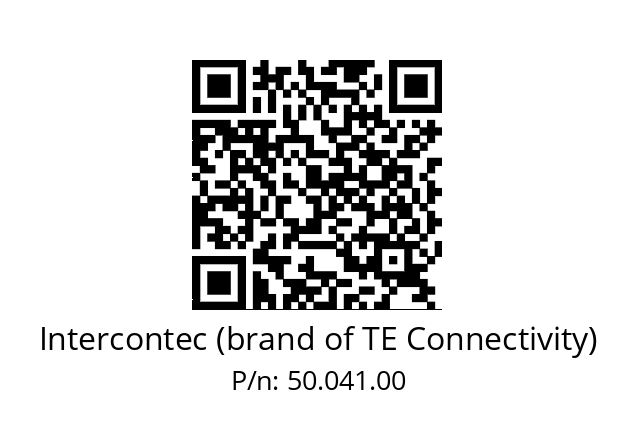   Intercontec (brand of TE Connectivity) 50.041.00