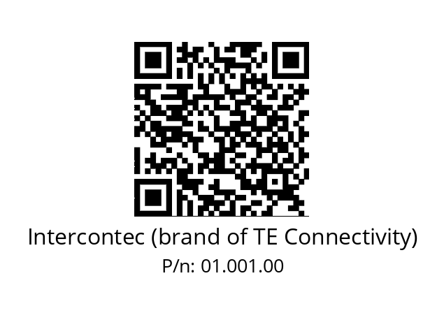   Intercontec (brand of TE Connectivity) 01.001.00