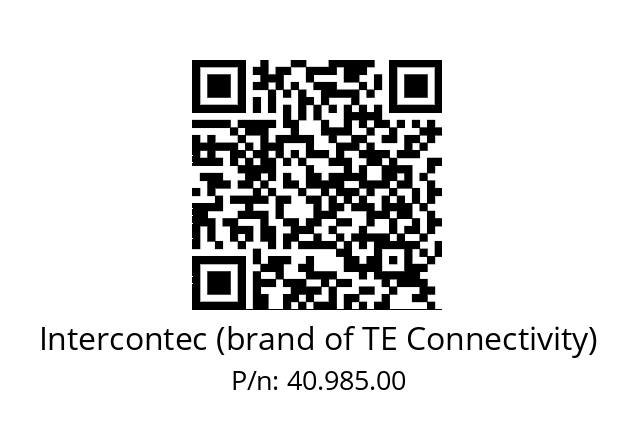   Intercontec (brand of TE Connectivity) 40.985.00