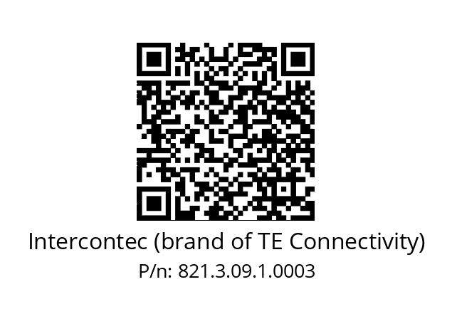  CSTA265NN00450001400 Intercontec (brand of TE Connectivity) 821.3.09.1.0003