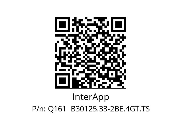   InterApp Q161  B30125.33-2BE.4GT.TS