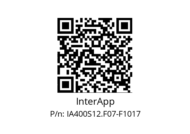   InterApp IA400S12.F07-F1017