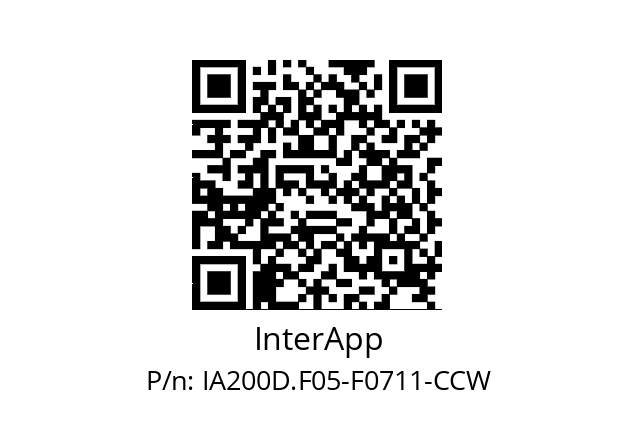   InterApp IA200D.F05-F0711-CCW