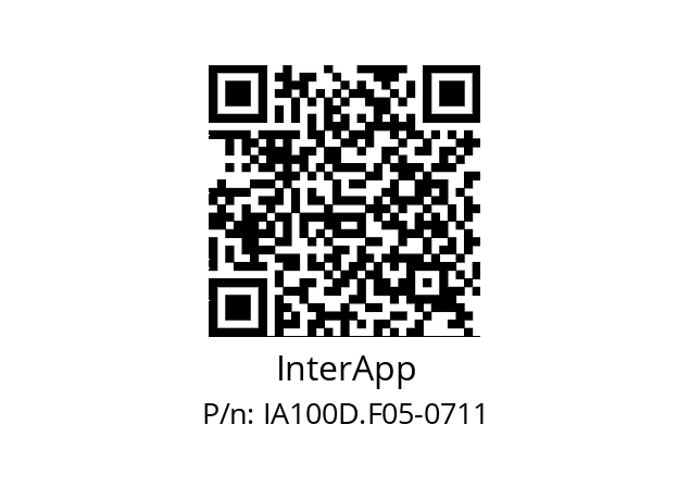   InterApp IA100D.F05-0711