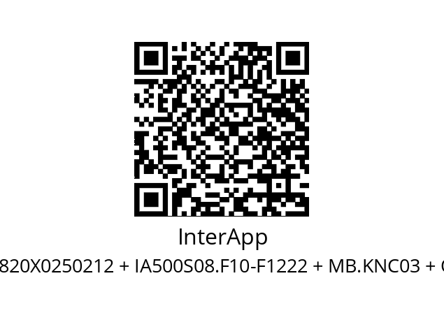   InterApp 820X0250212 + IA500S08.F10-F1222 + MB.KNC03 + Q970