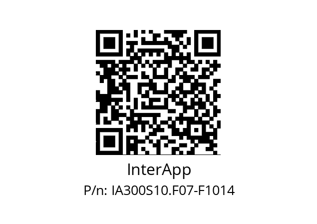   InterApp IA300S10.F07-F1014