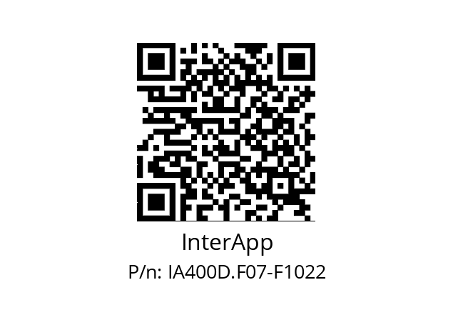   InterApp IA400D.F07-F1022