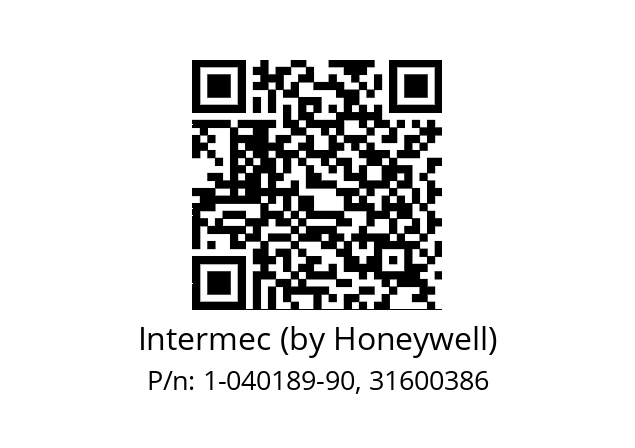   Intermec (by Honeywell) 1-040189-90, 31600386