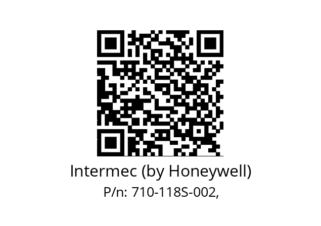   Intermec (by Honeywell) 710-118S-002,