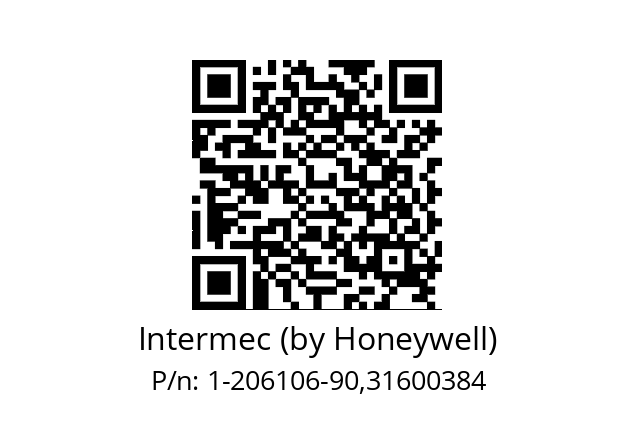   Intermec (by Honeywell) 1-206106-90,31600384