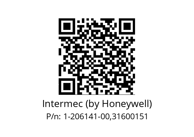   Intermec (by Honeywell) 1-206141-00,31600151