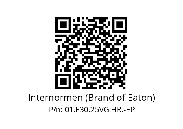   Internormen (Brand of Eaton) 01.E30.25VG.HR.-EP