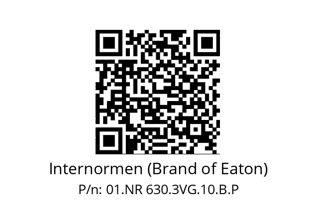   Internormen (Brand of Eaton) 01.NR 630.3VG.10.B.P