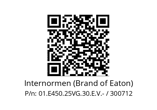   Internormen (Brand of Eaton) 01.E450.25VG.30.E.V.- / 300712