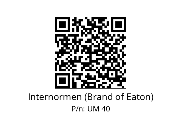   Internormen (Brand of Eaton) UM 40