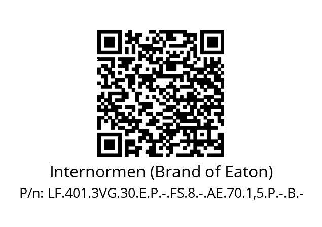   Internormen (Brand of Eaton) LF.401.3VG.30.E.P.-.FS.8.-.AE.70.1,5.P.-.B.-