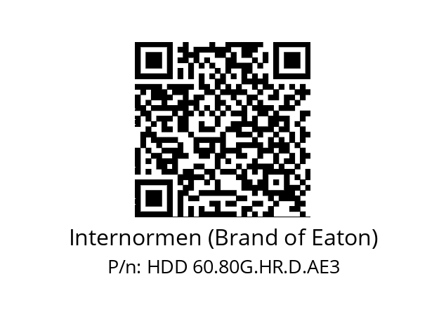   Internormen (Brand of Eaton) HDD 60.80G.HR.D.AE3