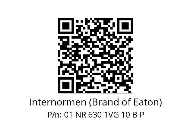   Internormen (Brand of Eaton) 01 NR 630 1VG 10 B P