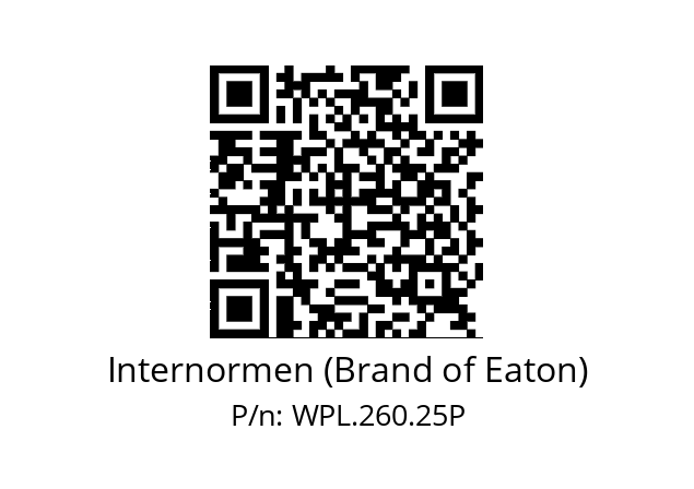   Internormen (Brand of Eaton) WPL.260.25P