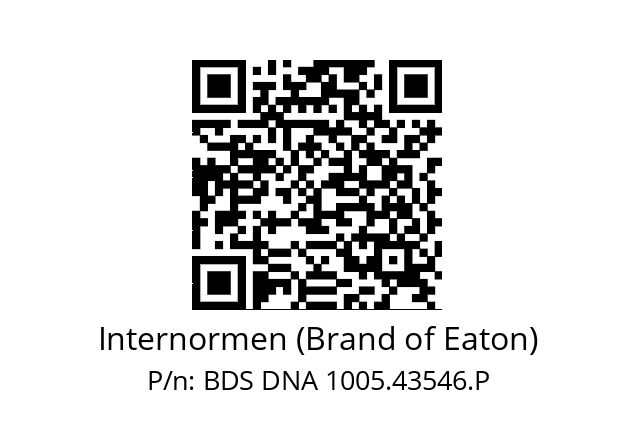   Internormen (Brand of Eaton) BDS DNA 1005.43546.P