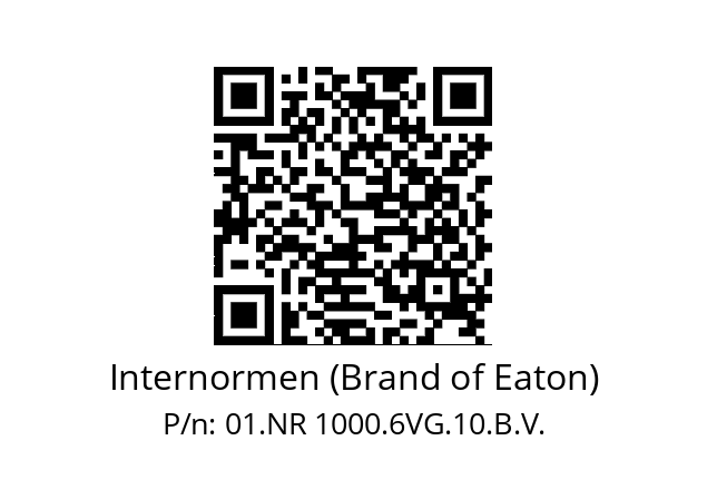   Internormen (Brand of Eaton) 01.NR 1000.6VG.10.B.V.