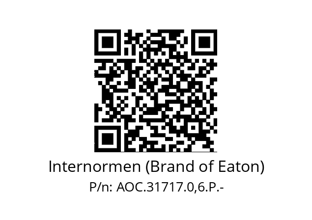   Internormen (Brand of Eaton) AOC.31717.0,6.P.-