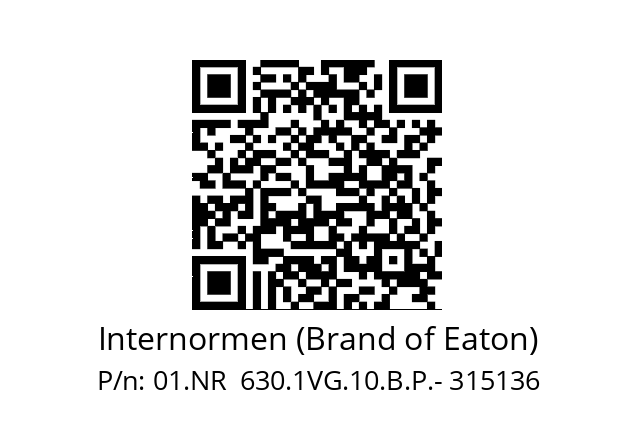   Internormen (Brand of Eaton) 01.NR  630.1VG.10.B.P.- 315136