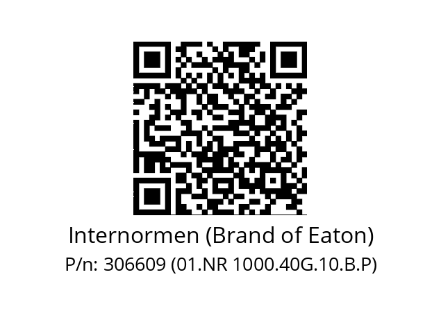   Internormen (Brand of Eaton) 306609 (01.NR 1000.40G.10.B.P)