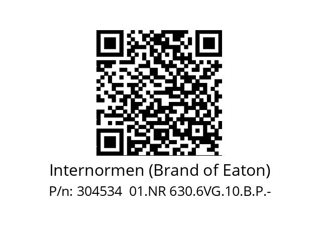   Internormen (Brand of Eaton) 304534  01.NR 630.6VG.10.B.P.-