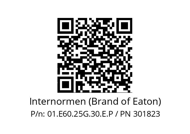   Internormen (Brand of Eaton) 01.E60.25G.30.E.P / PN 301823