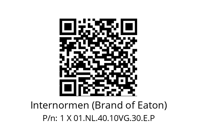   Internormen (Brand of Eaton) 1 X 01.NL.40.10VG.30.E.P