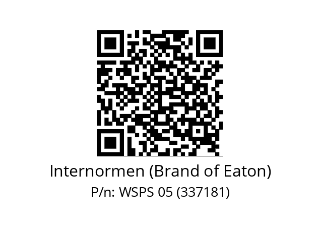   Internormen (Brand of Eaton) WSPS 05 (337181)