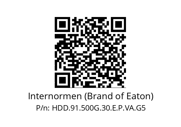   Internormen (Brand of Eaton) HDD.91.500G.30.E.P.VA.G5